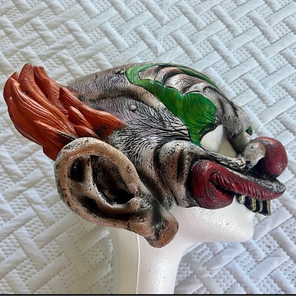 Vintage 2000 Y2K Killer Clown The Fright Asylum Halloween Disguise Horror Mask - Picture 6 of 8